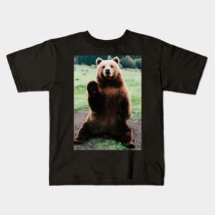 Cute Hi Bear Kids T-Shirt